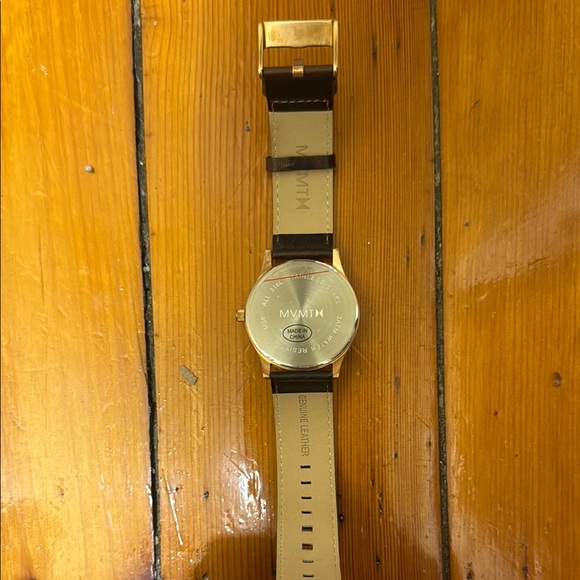 MVMT Black Dial Watch with Gold Case and Brown Strap - Picture 4 of 4